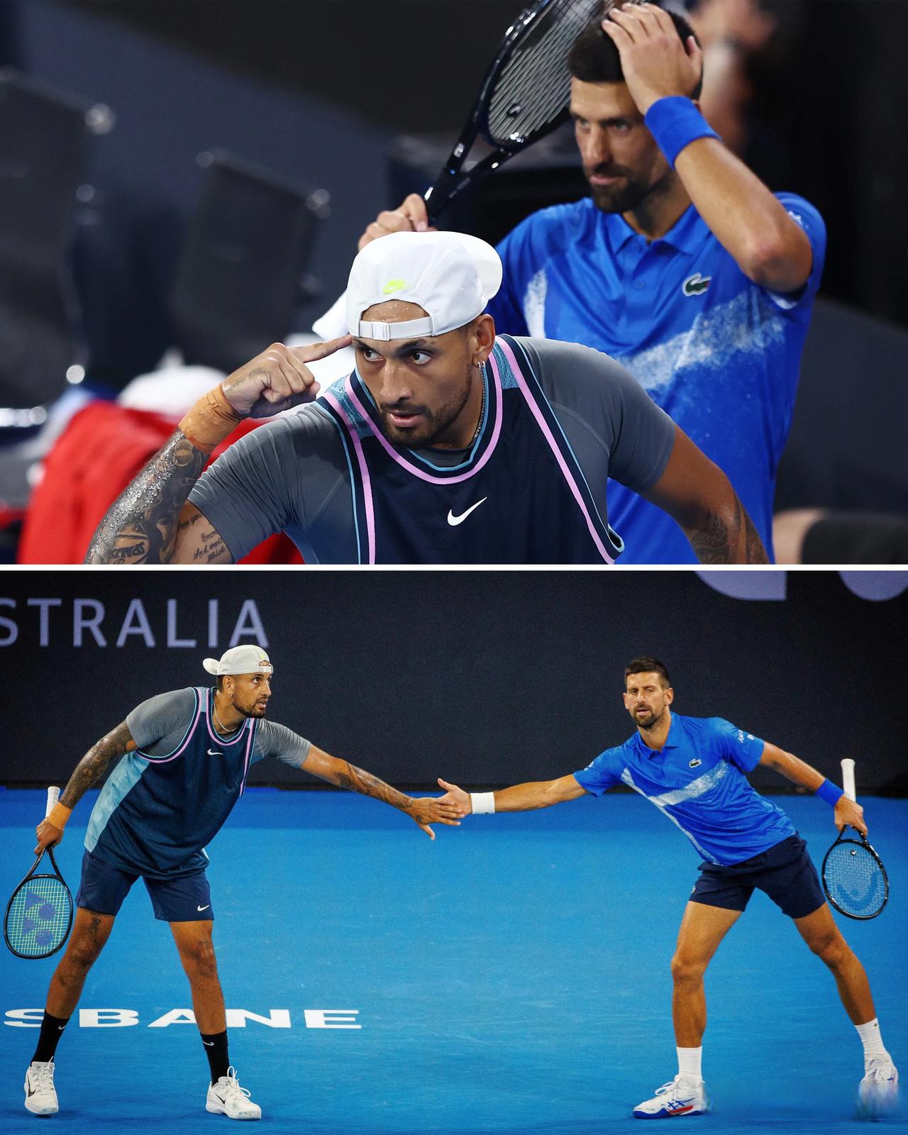 包含英国网球队血洗澳大利亚网球队，克耶高斯送出助攻的词条